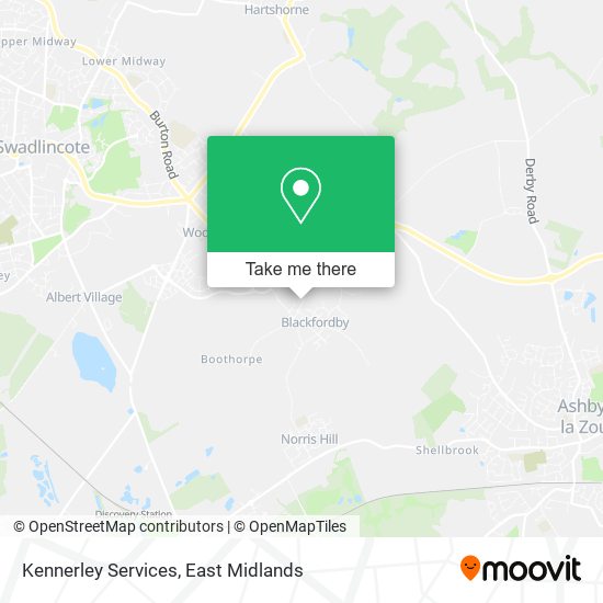 Kennerley Services map