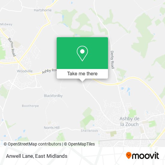 Anwell Lane map