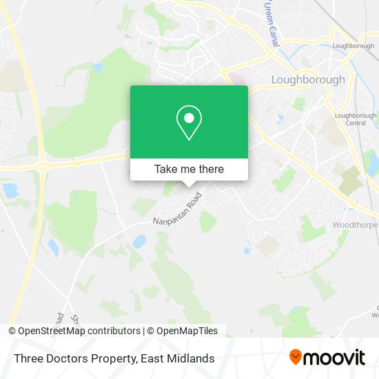 Three Doctors Property map