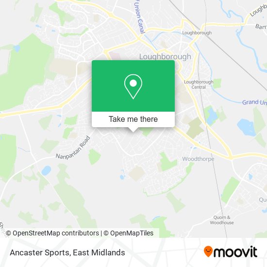 Ancaster Sports map