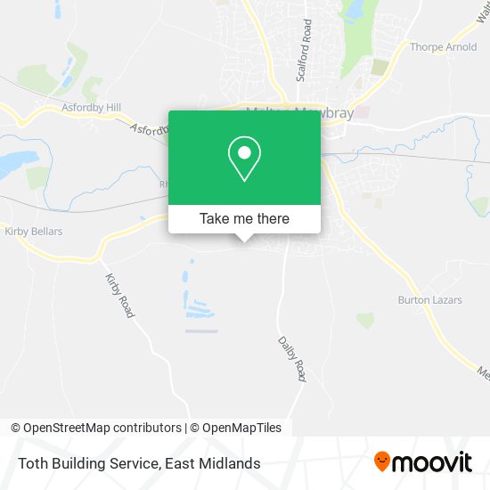 Toth Building Service map