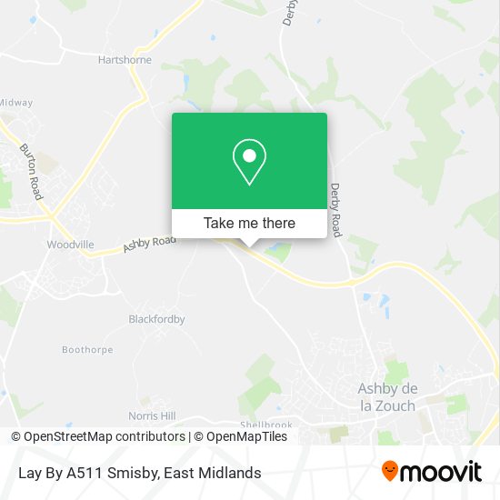 Lay By A511 Smisby map