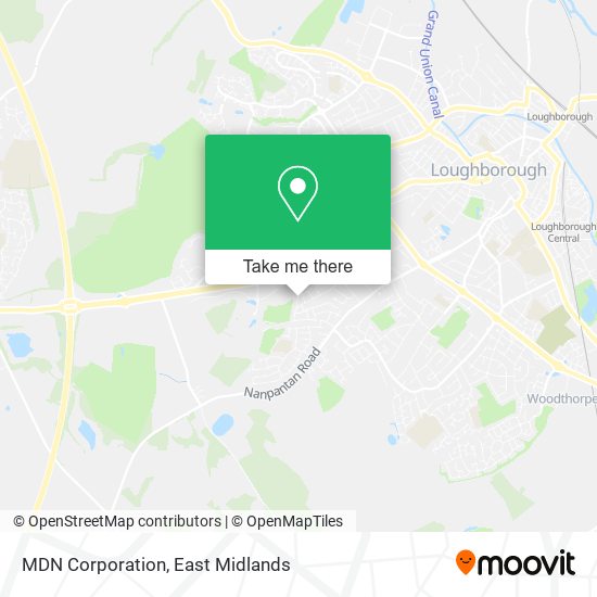 MDN Corporation map