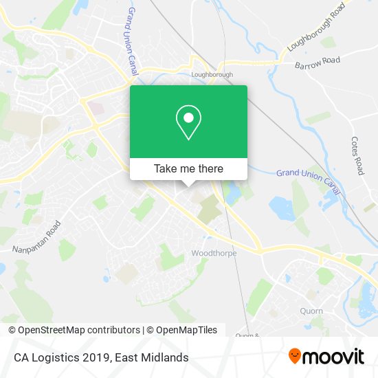 CA Logistics 2019 map