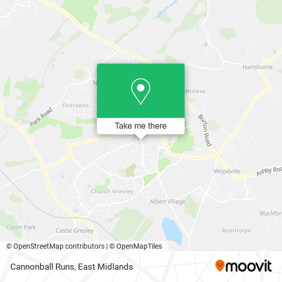 Cannonball Runs map
