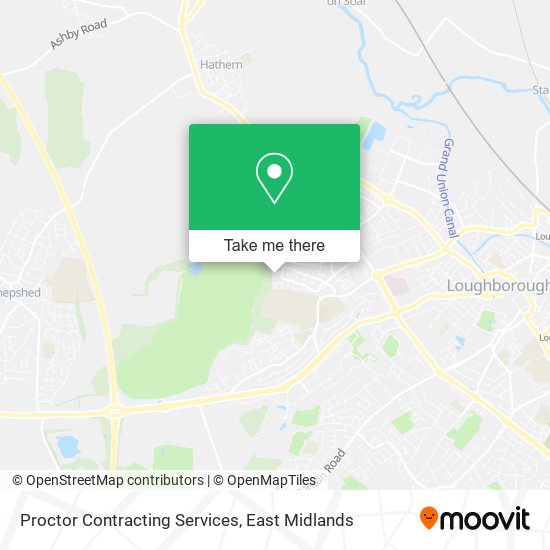 Proctor Contracting Services map