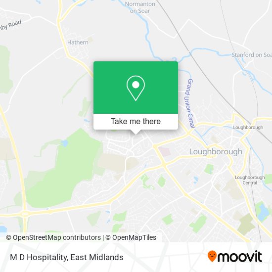 M D Hospitality map