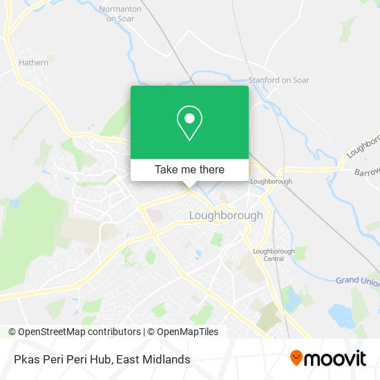 Pkas Peri Peri Hub map