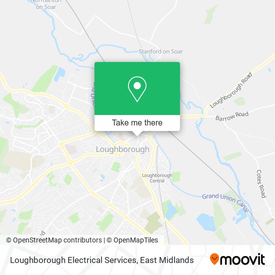 Loughborough Electrical Services map
