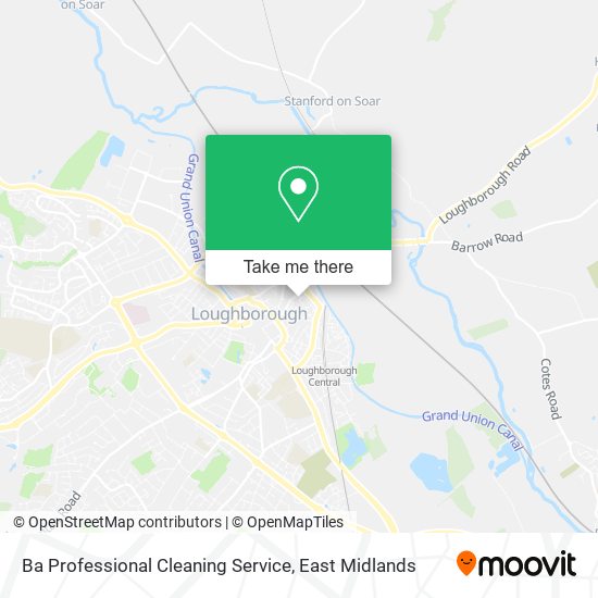 Ba Professional Cleaning Service map