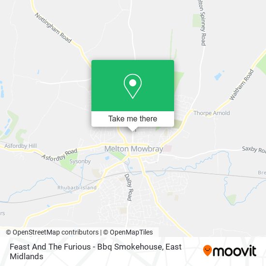 Feast And The Furious - Bbq Smokehouse map