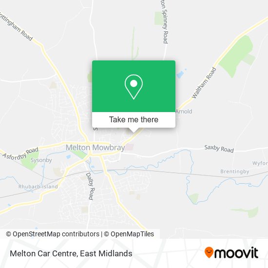 Melton Car Centre map