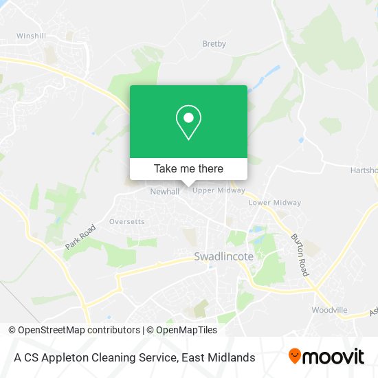 A CS Appleton Cleaning Service map