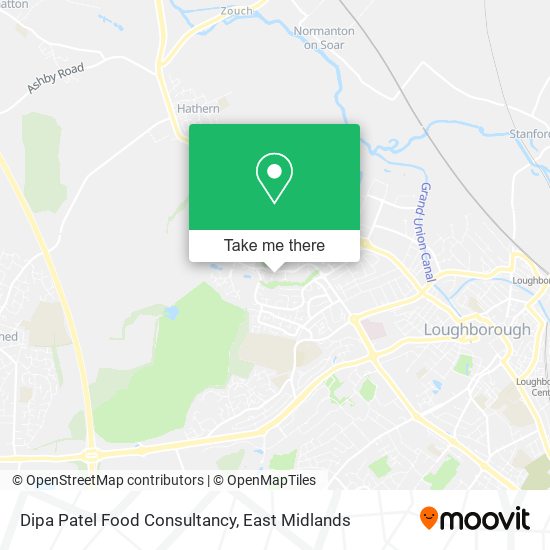 Dipa Patel Food Consultancy map