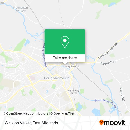 Walk on Velvet map