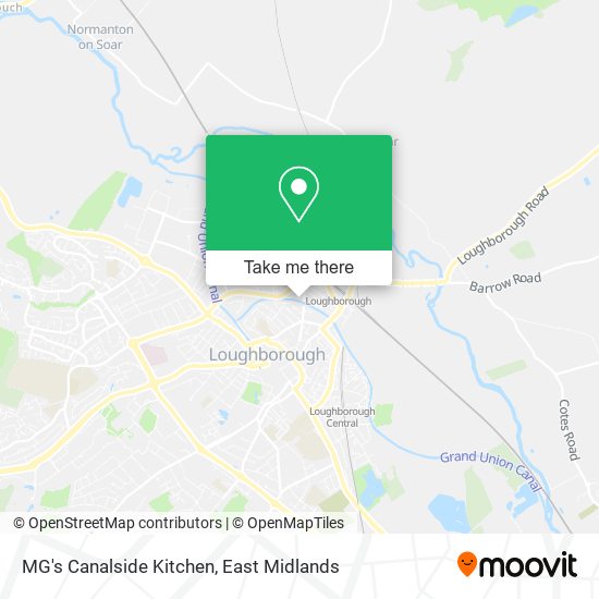 MG's Canalside Kitchen map