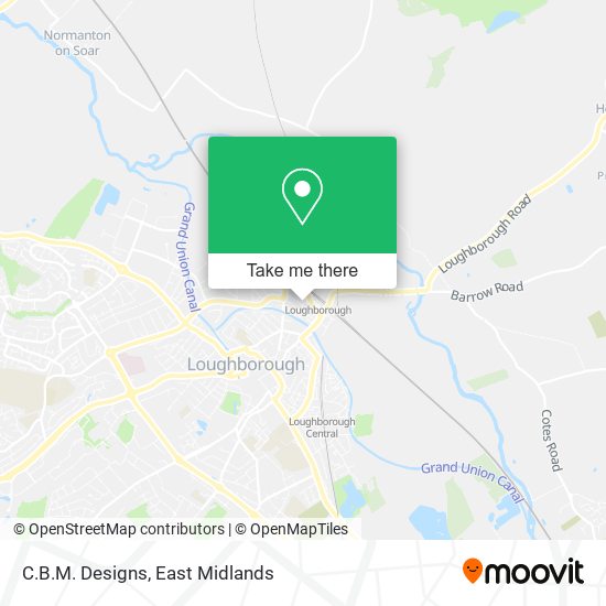 C.B.M. Designs map