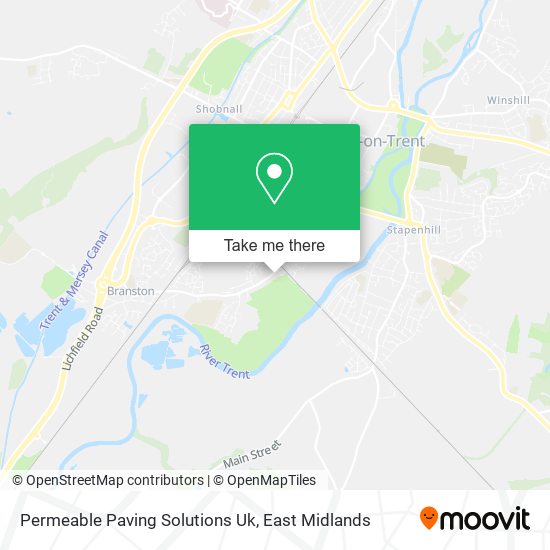 Permeable Paving Solutions Uk map