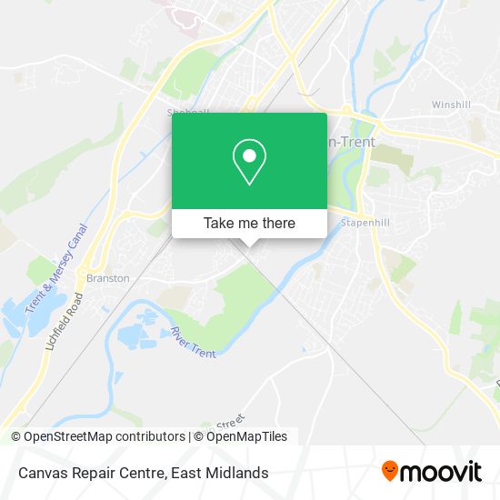 Canvas Repair Centre map