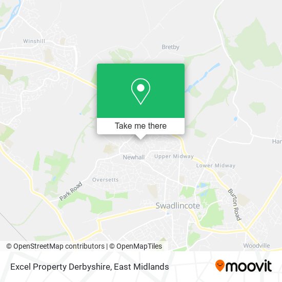 Excel Property Derbyshire map