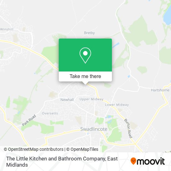 The Little Kitchen and Bathroom Company map
