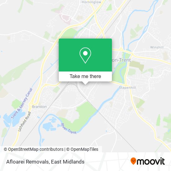 Afloarei Removals map