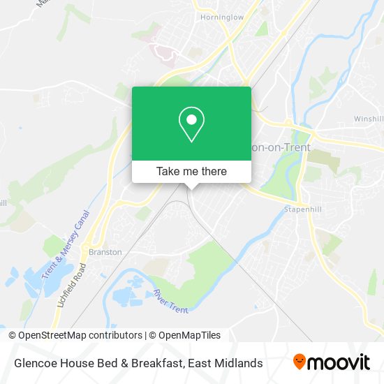 Glencoe House Bed & Breakfast map