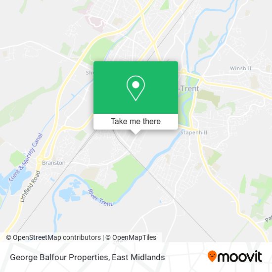 George Balfour Properties map