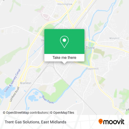 Trent Gas Solutions map