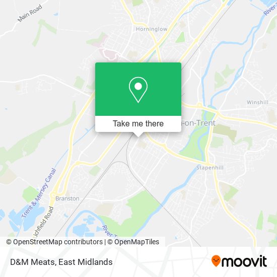 D&M Meats map