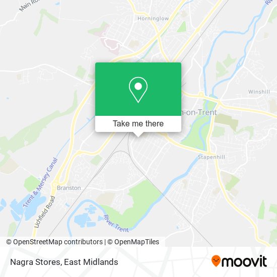 Nagra Stores map
