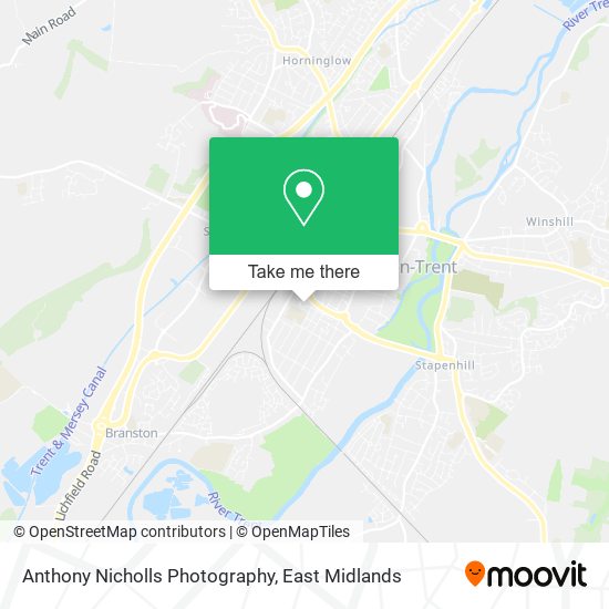 Anthony Nicholls Photography map