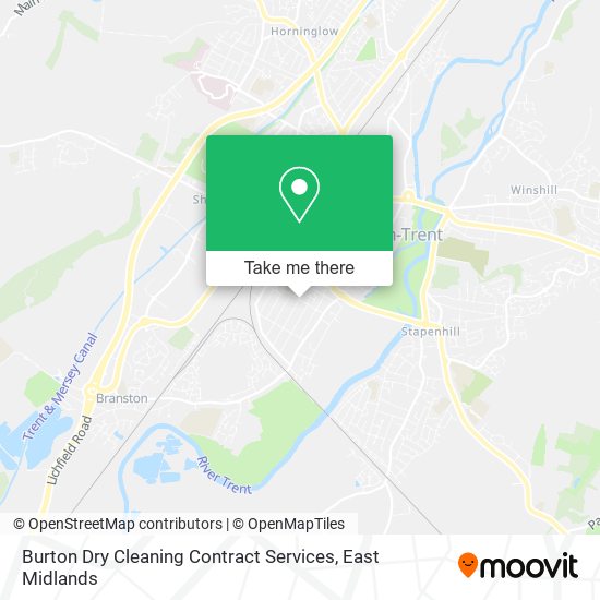 Burton Dry Cleaning Contract Services map
