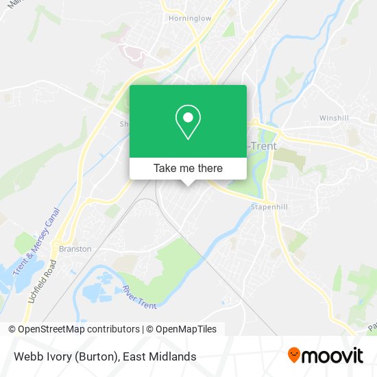 Webb Ivory (Burton) map