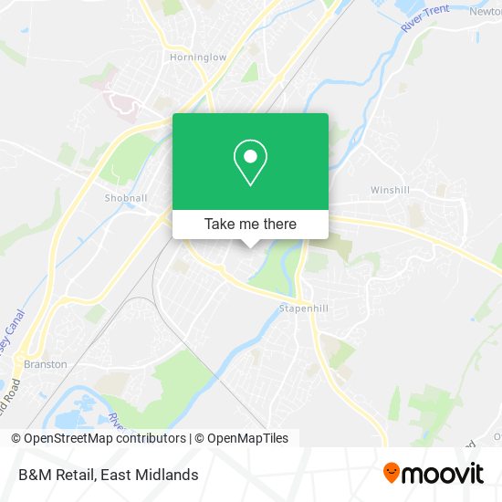 B&M Retail map