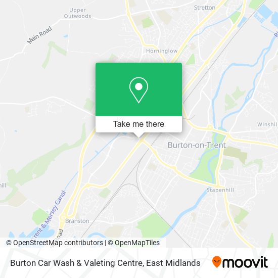 Burton Car Wash & Valeting Centre map