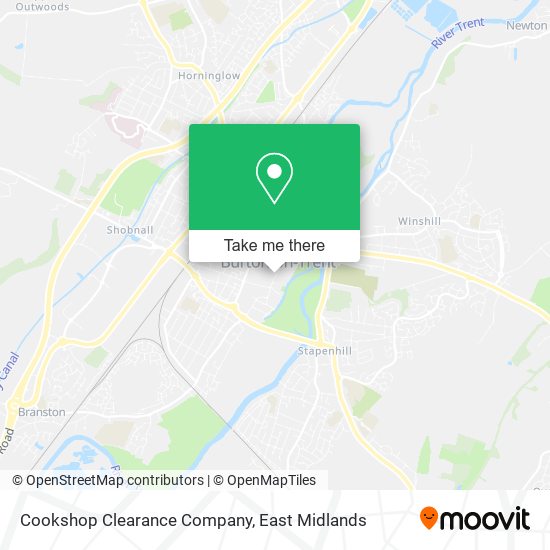 Cookshop Clearance Company map