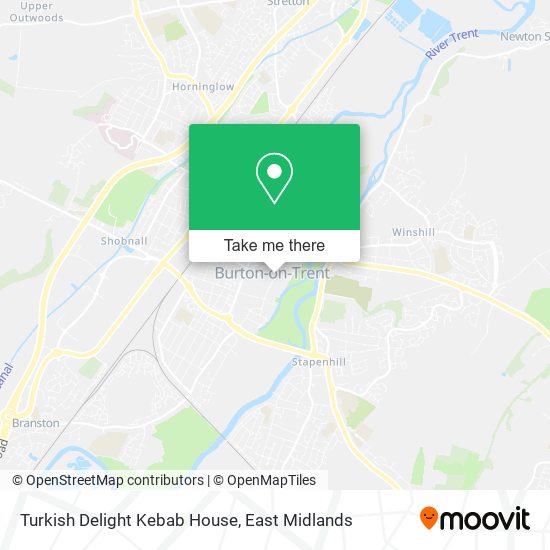 Turkish Delight Kebab House map