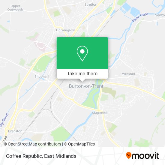 Coffee Republic map