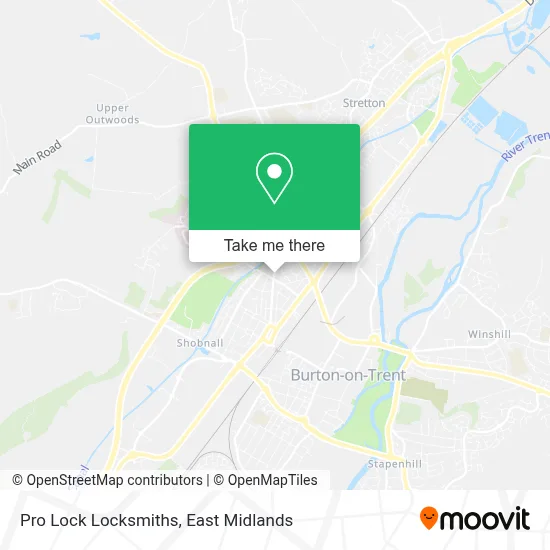 Pro Lock Locksmiths map