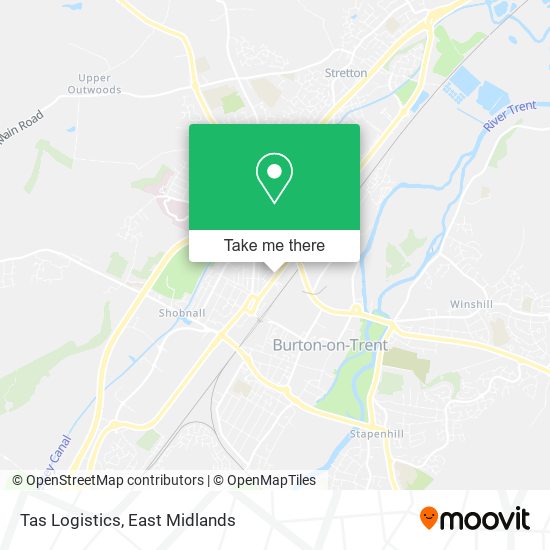 Tas Logistics map