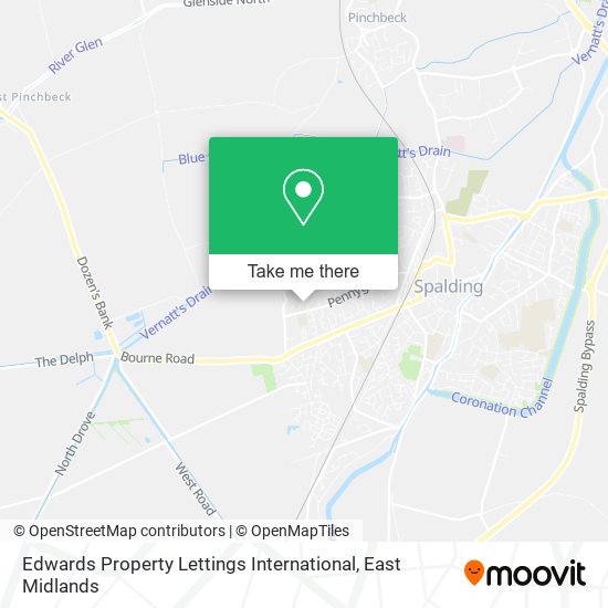 Edwards Property Lettings International map