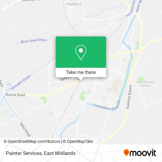 Painter Services map