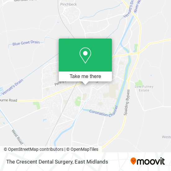 The Crescent Dental Surgery map