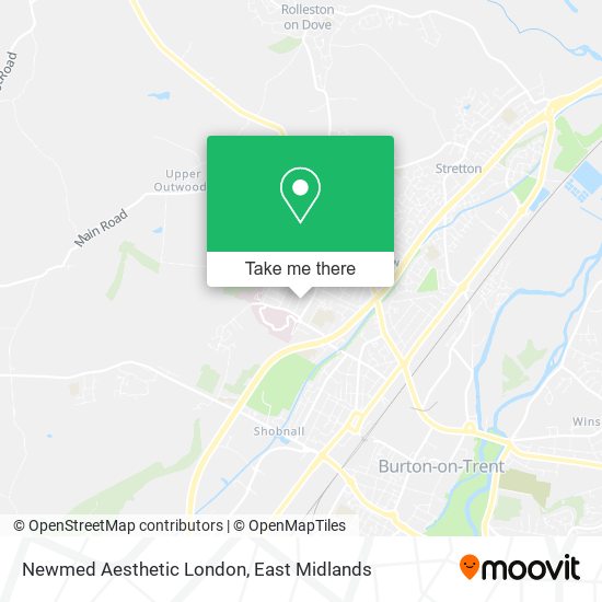 Newmed Aesthetic London map