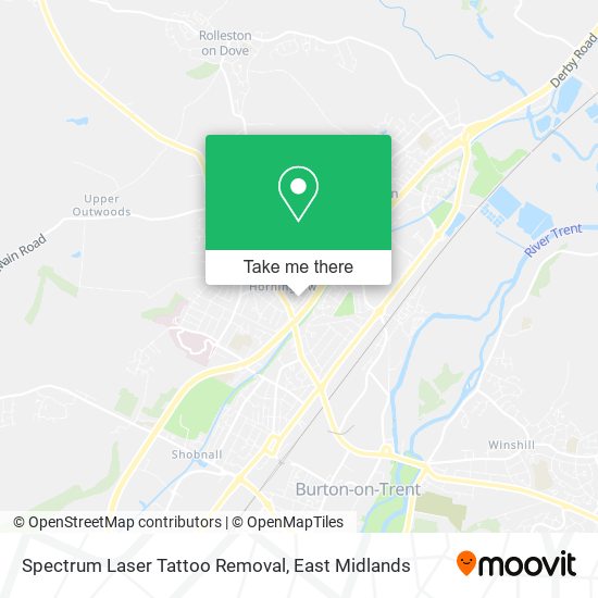 Spectrum Laser Tattoo Removal map