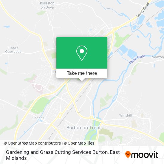 Gardening and Grass Cutting Services Burton map