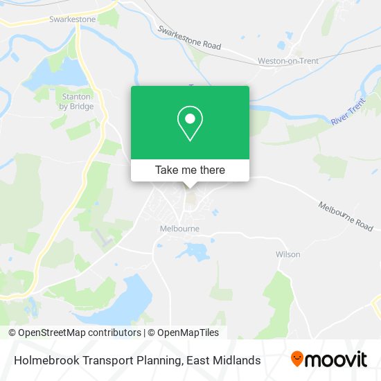 Holmebrook Transport Planning map