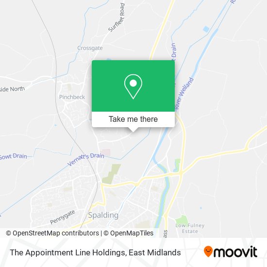 The Appointment Line Holdings map