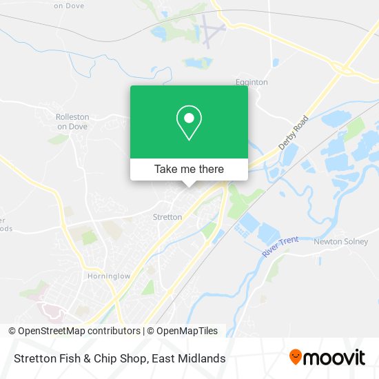Stretton Fish & Chip Shop map